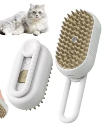 cepillo de vapor 3 en 1 para mascotas